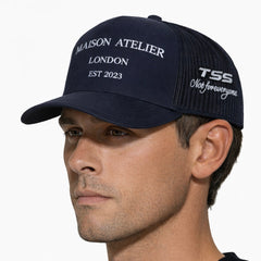ATELIER TSS CAP - NAVY SUEDE