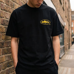 Corteiz 'OG Island' Black Yellow T-Shirt