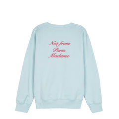 Drole de Monsieur Sweatshirt Slogan Calligraphy