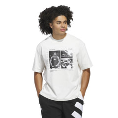Adidas Men Anthony Edwards Tee White