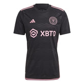 Adidas Men Inter Miami CF 23/24 MLS Away Black Pink Jersey HI1888