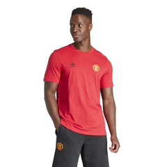 Adidas Men Manchester United Essentials T-Shirt Red IK8705