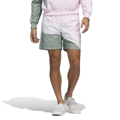 Adidas Originals Men Swirl Woven Shorts Pink IC5550