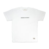 AskWhatNotWhy Launch Edition Logo T-Shirt White WHLET002