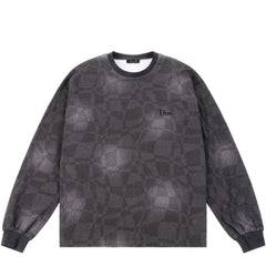 Dime Abstract LS Shirt Static Black