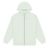 Dime Cursive Small Logo Zip Hoodie Mint