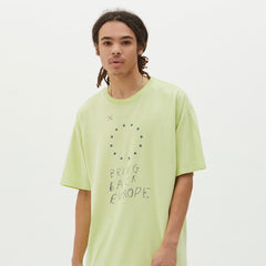 Ksubi Bring Back Europe SS Tee Acid Yellow Men 46380-YEL