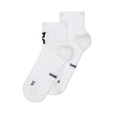 ON Core Run Sock Mid 2P White