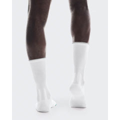 ON Unisex Elite Run Sock High White Ivory Core