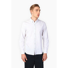 PENFIELD MENS PERRY WOVEN DOT L/S SHIRT WHITE PFM511573116-012