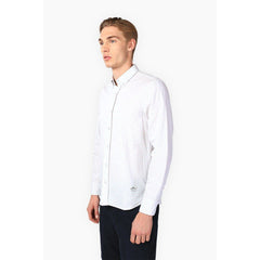 PENFIELD MENS PERRY WOVEN DOT L/S SHIRT WHITE PFM511573116-012