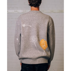 Raised By Wolves DMA Intarsia Sweater Heathered Grey