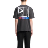 Reebok Men Shaq Silo Logo Tee Washed Black 100218846