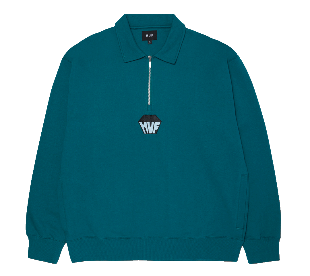 HUF "Big Block" 1/4 Zip