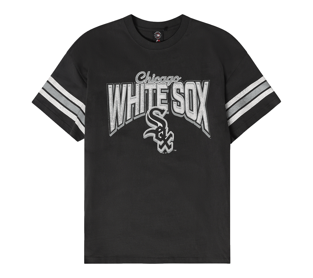 Majestic Athletic "Vintage Stripe Arch" T-Shirt