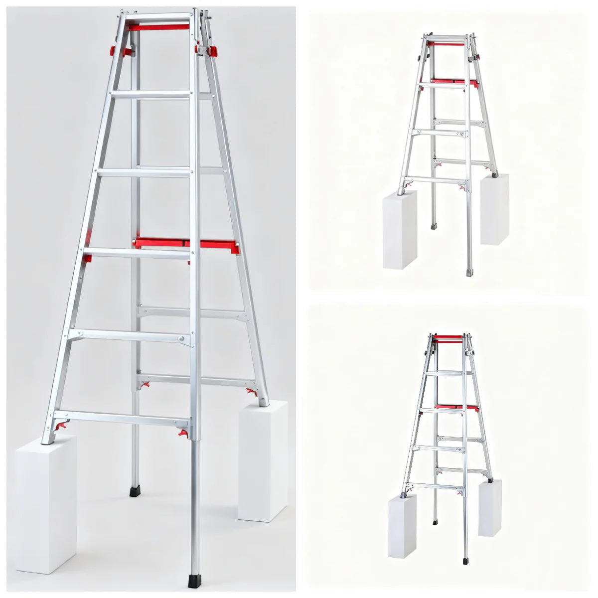Telescopic Multi-Purpose Folding Ladders – Professional Grade, Adjustable【Maximum load:175KG】