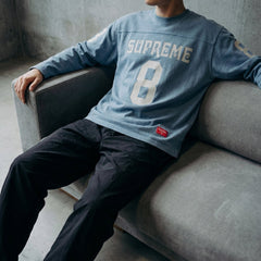 Supreme Affiliated Long-Sleeve Football Top 'Slate'
