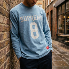 Supreme Affiliated Long-Sleeve Football Top 'Slate'