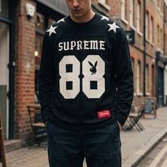 Supreme X Playboy Long Sleeve Top 'Black'