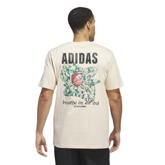 Adidas Basketball Men Lil Stripe Photoreal Graphic Tee Pink IN6384