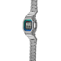 Casio G-Shock 5000 Full Metal Silver Blue Green GMWB5000PC-1