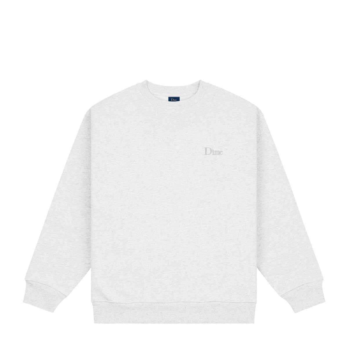 Dime Men Classic Small Logo Crewneck Ash