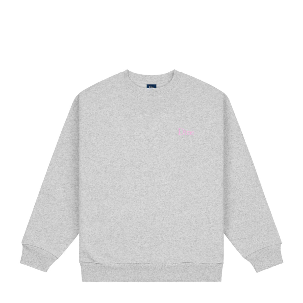 Dime Men Classic Small Logo Crewneck Heather Gray