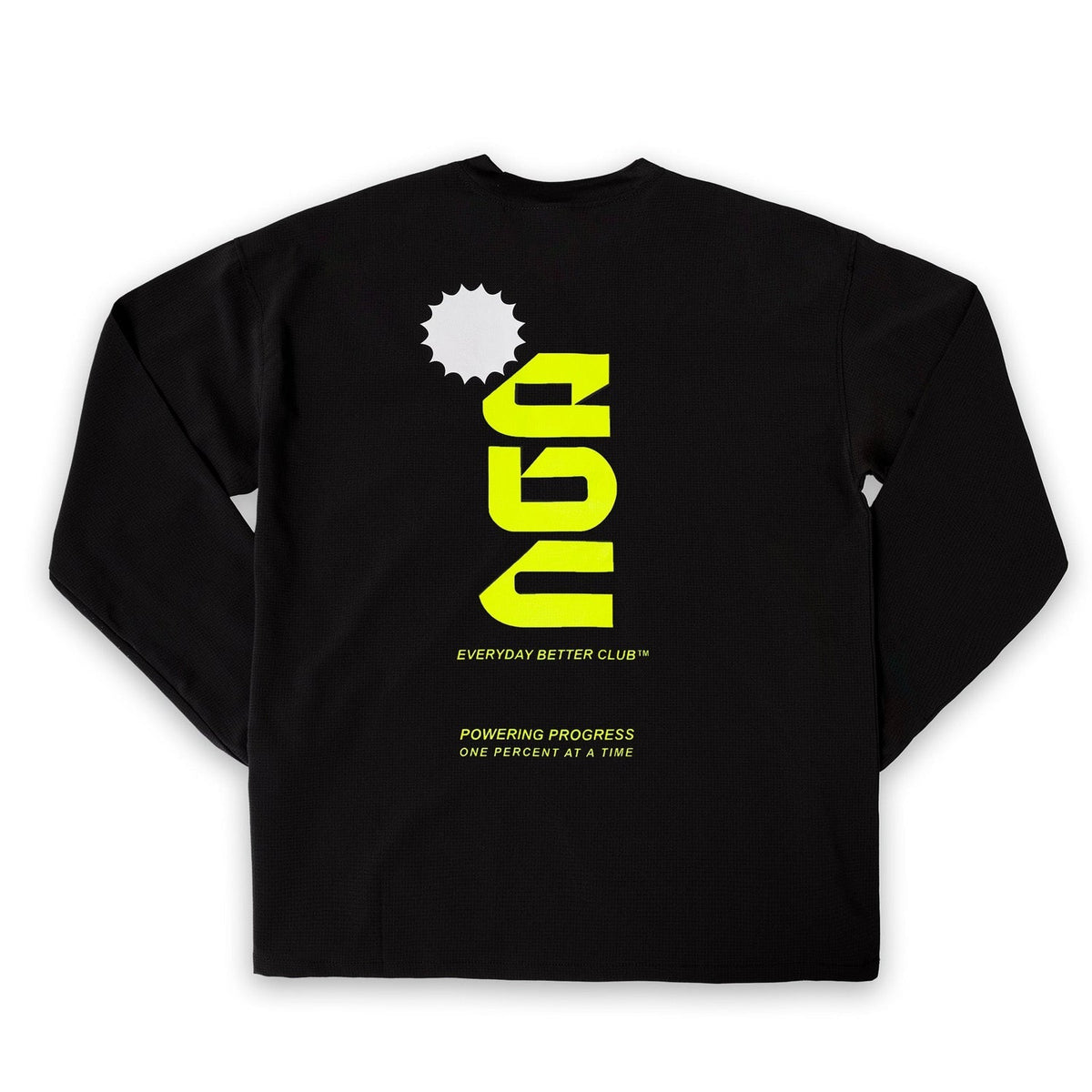 Everyday Better Club Performance Longsleeve Black Neon