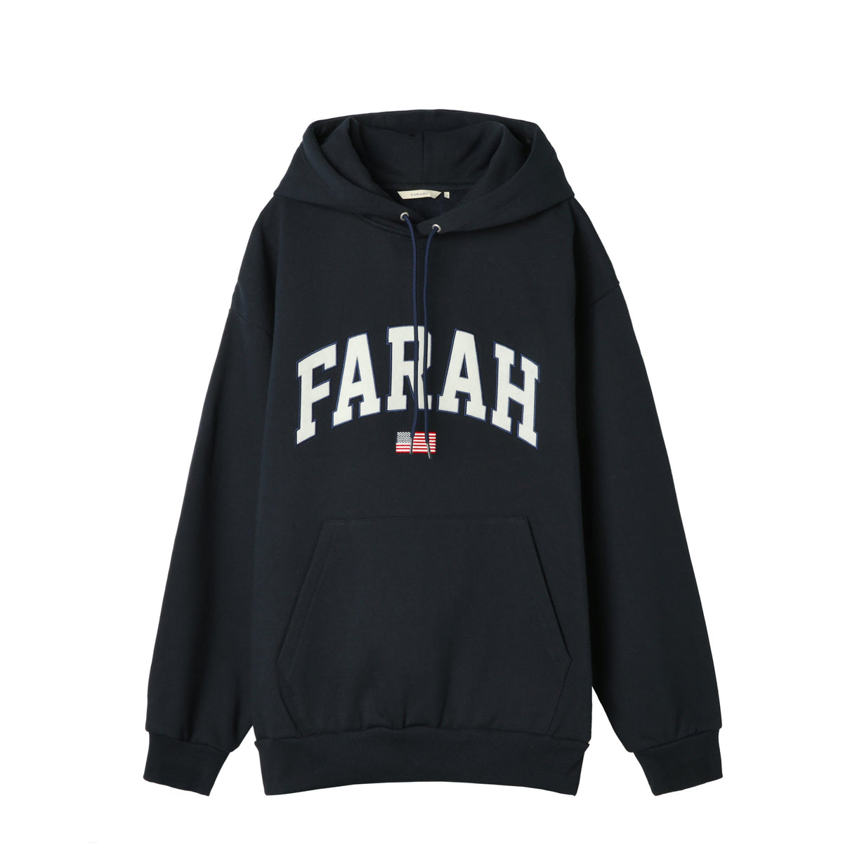 Farah Japan Embroidered Patch Logo Hoodie College Logo