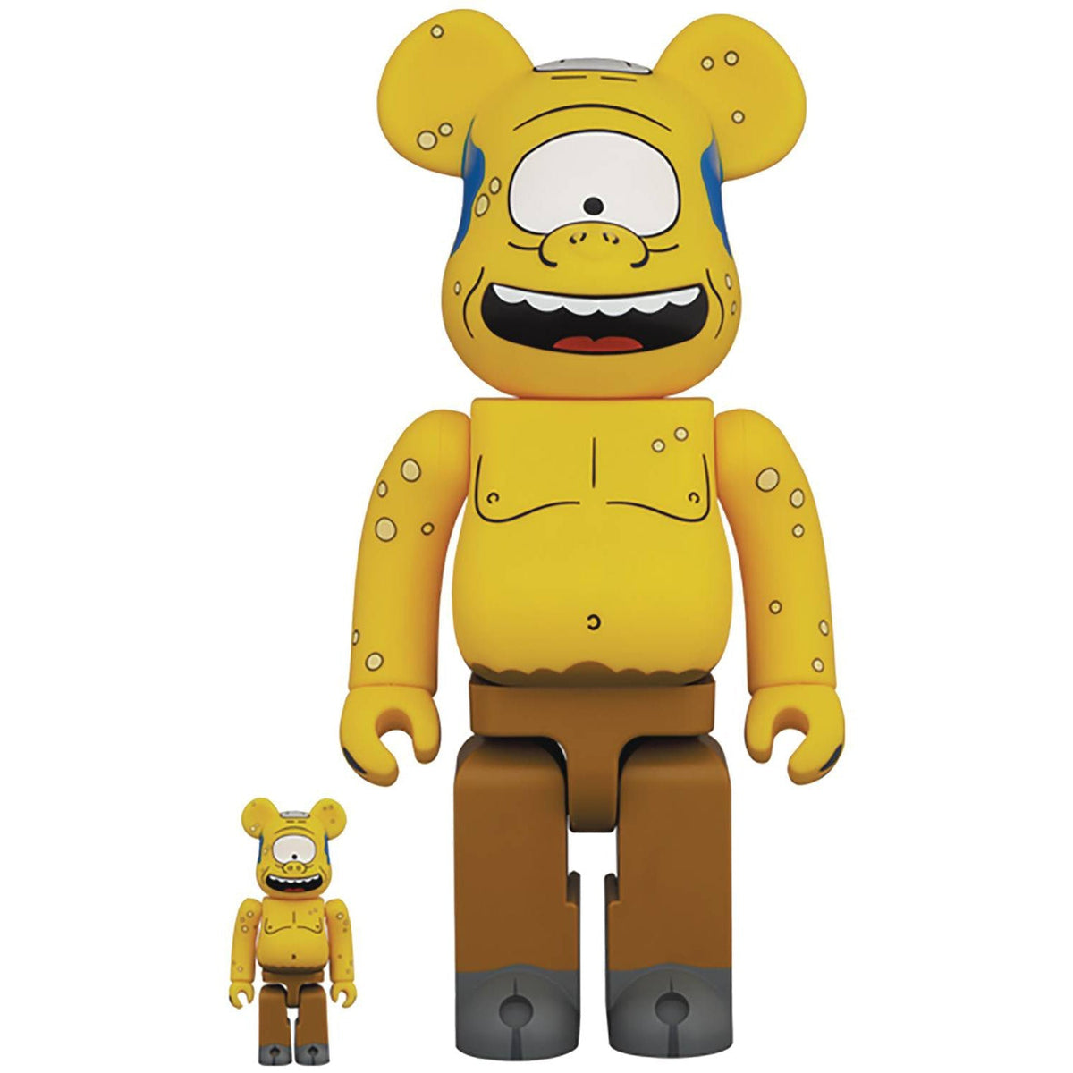 Medicom Japan Simpsons Cyclops 100% & 400% Bearbrick