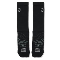 Norda Unisex Performance Sock Black