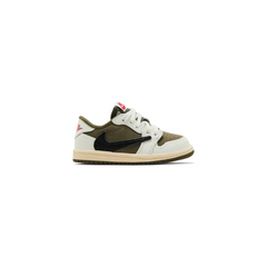 Air Jordan 1 Low OG SP X 'Travis Scott Medium Olive' (Toddler)