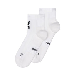 ON Core Run Sock Mid 2P White