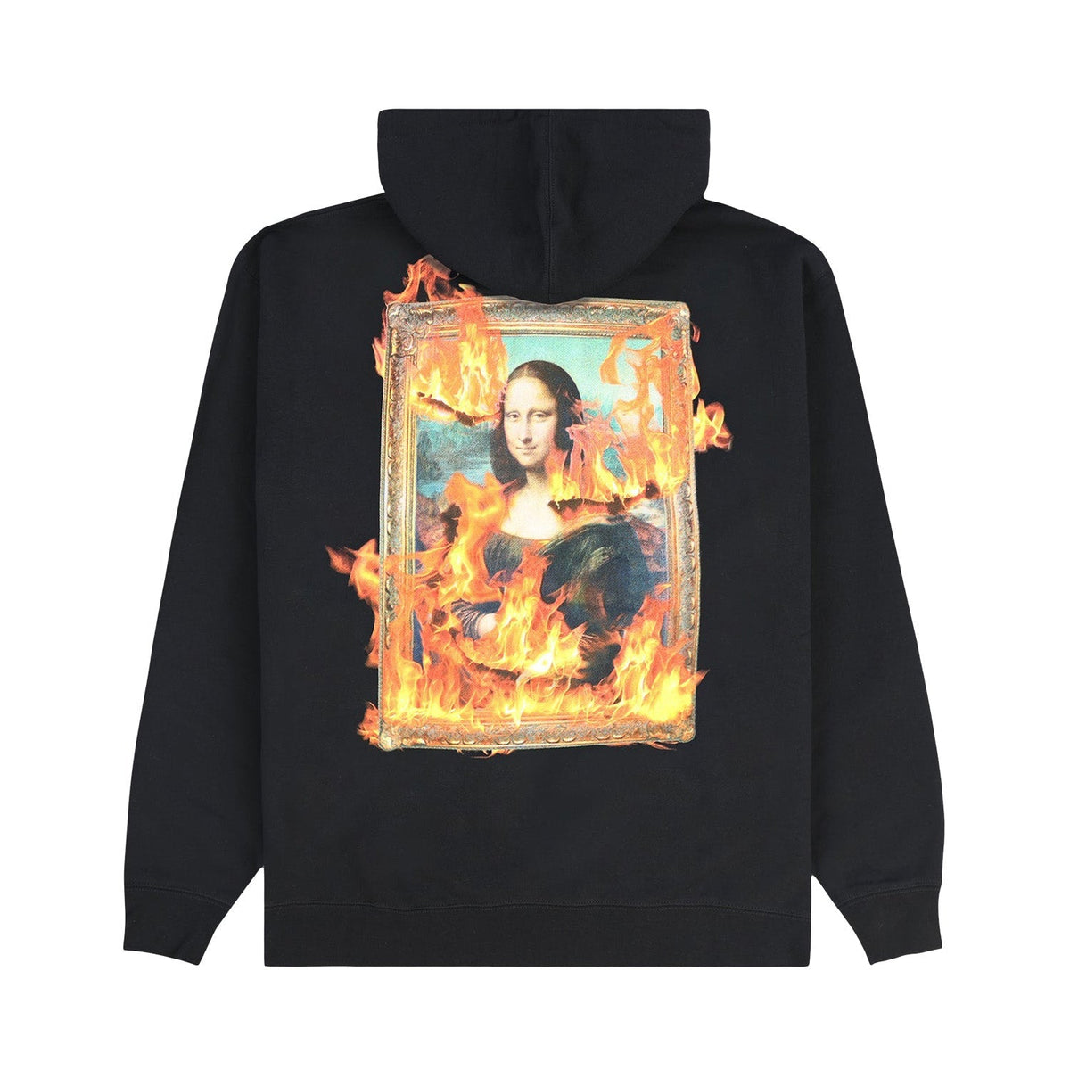 Pleasures Men Burn Again Hoodie Black