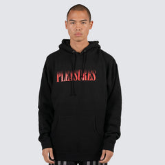 Pleasures Men Crumble Hoodie Black