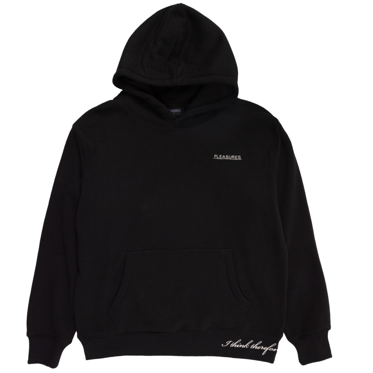 Pleasures Men Discourse Hoodie Black