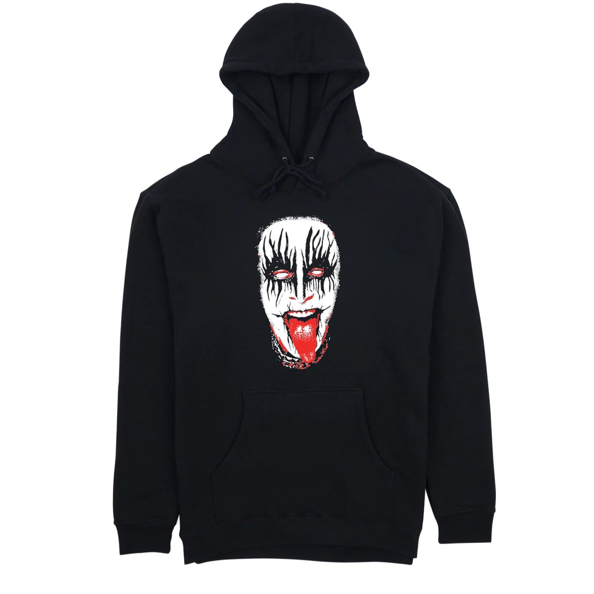 Pleasures Men Mouth Hoodie Black
