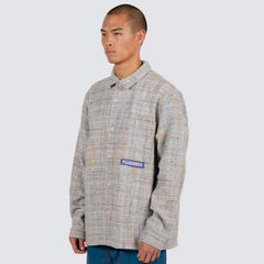 Pleasures Men Periodic Work Shirt Grey