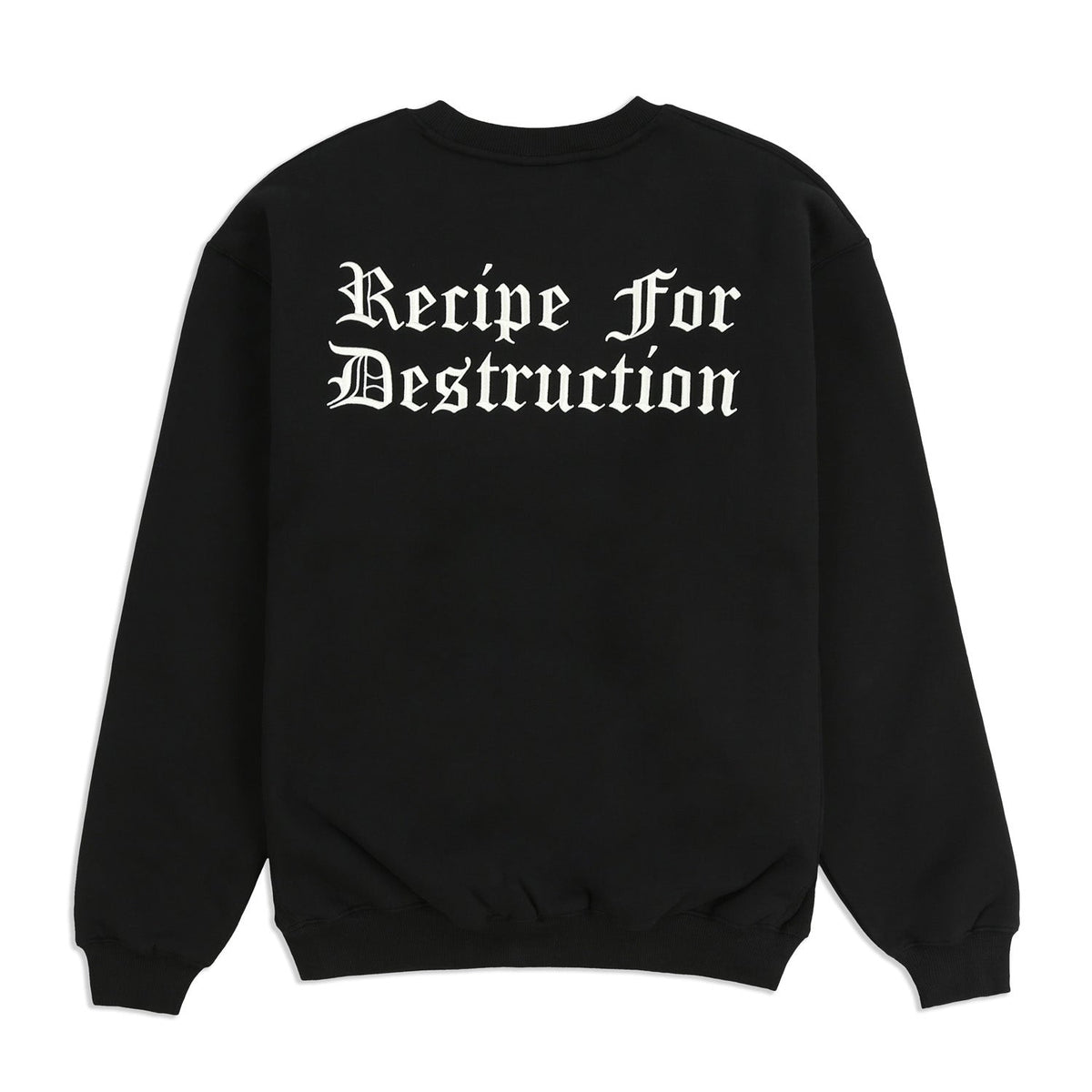 Pleasures Men Recipe Crewneck Black