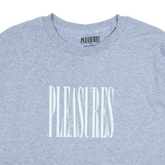 Pleasures Men Stretch LS T-Shirt Heather Grey W043-GRY