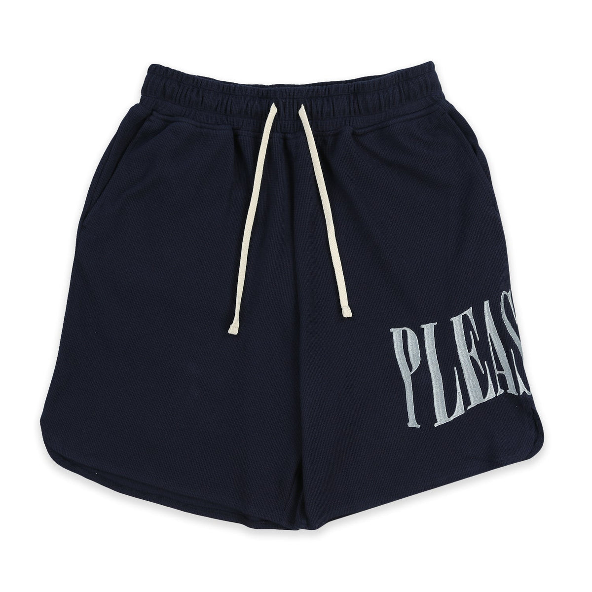 Pleasures Men Twitch Waffle Knit Short Navy