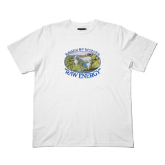Raised By Wolves Raw Energy Tee White