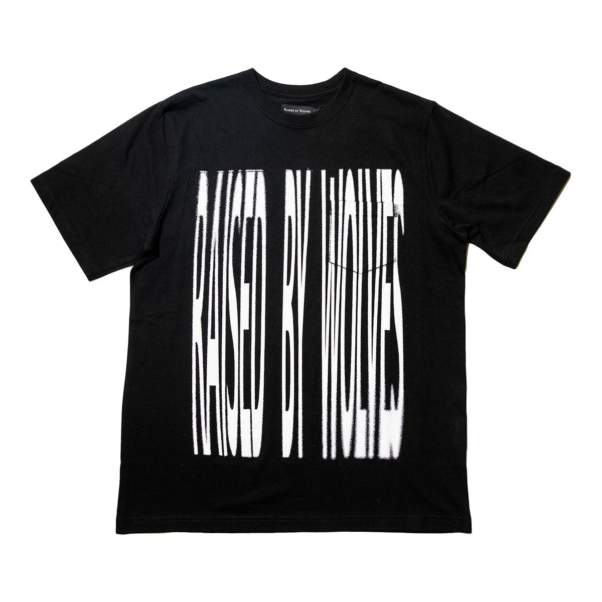 Raised By Wolves Stretch Tee Black