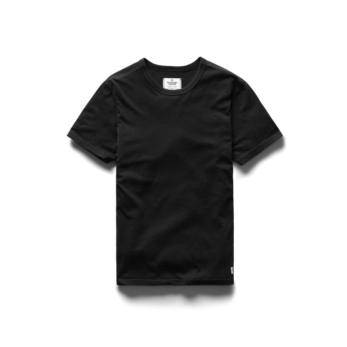 Reigning Champ Knit Ringspun Jersey 2-Pack T-Shirt Black Core RC-1029-BLK
