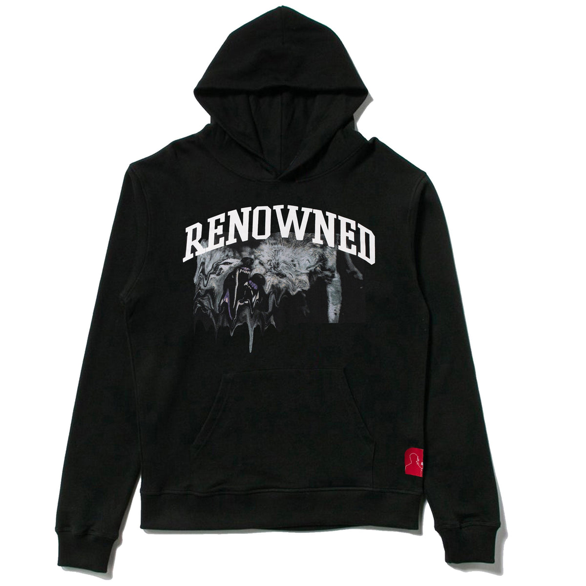 Renowned Wolves In Paradise Hoody Black Men RD126